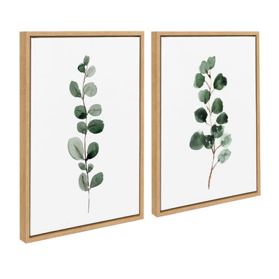 Sylvie Eucalyptus Framed Canvas Set by kateandlaurel - product image 15 for Resin Society