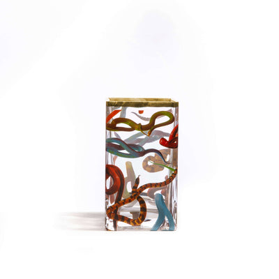 Glass Vase Snakes detail image - Resin Society