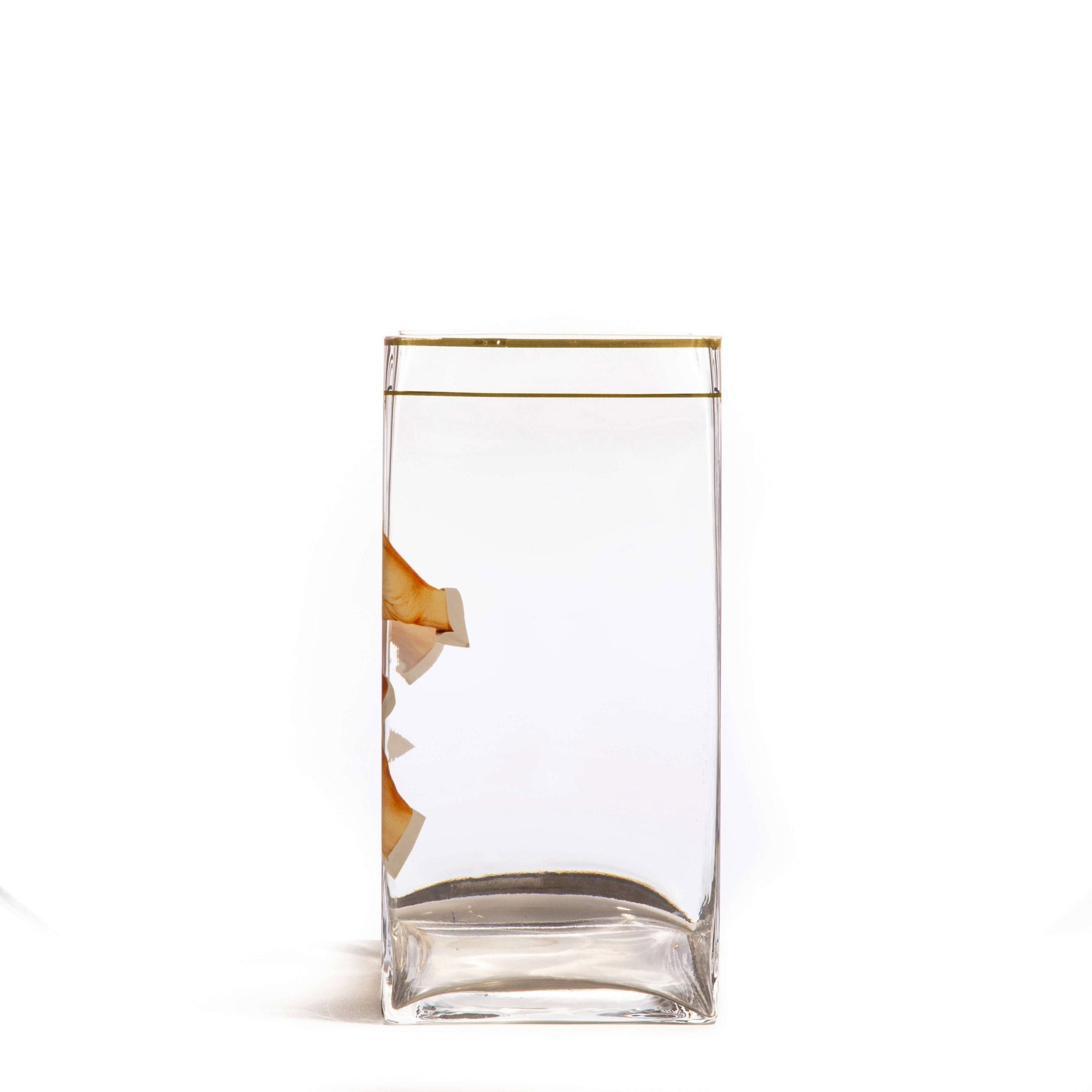 Glass vase big Lipstick detail image - Resin Society