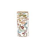 Glass Vase Snakes Cylindrical medium detail image - Resin Society