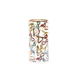 Glass Vase Snakes Cylindrical medium by DEKOR - Resin Society