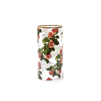Glass Vase Roses Cylindrical medium by DEKOR - Resin Society