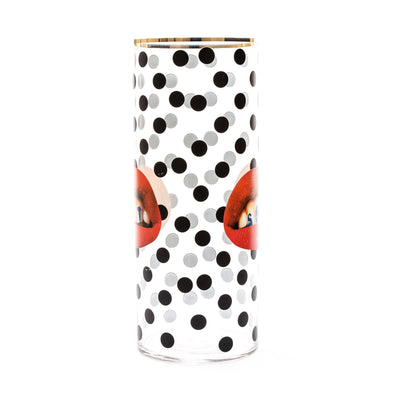 Glass Vase Shit Pois Cylindrical Big detail image - Resin Society