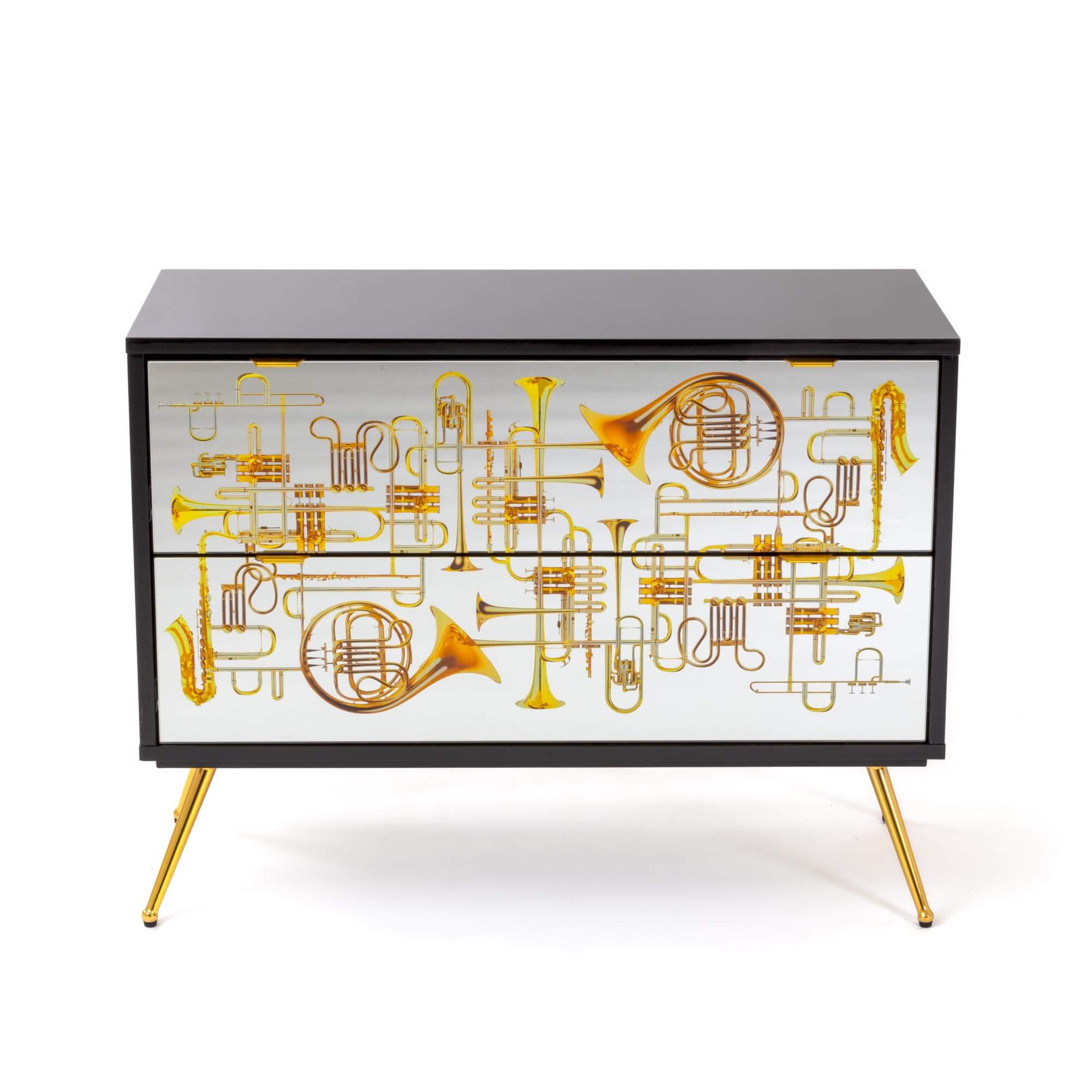 Chest of Two Drawers Trumpets by DEKOR - Resin Society