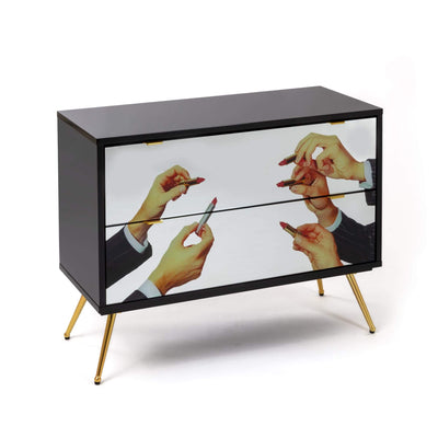 Chest of Two Drawers Lipstick detail image - Resin Society
