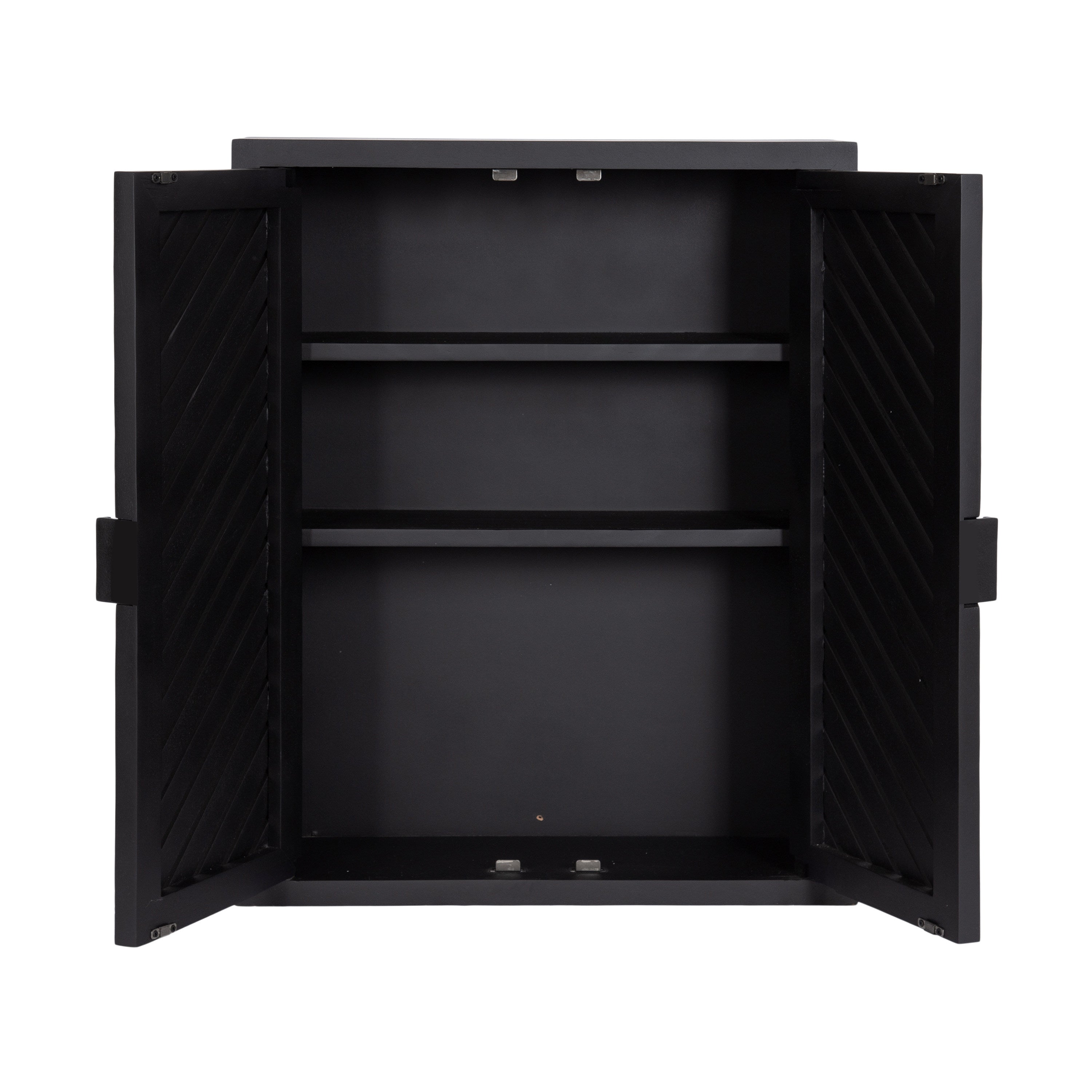Mezzeta Tall Wood Bath Cabinet