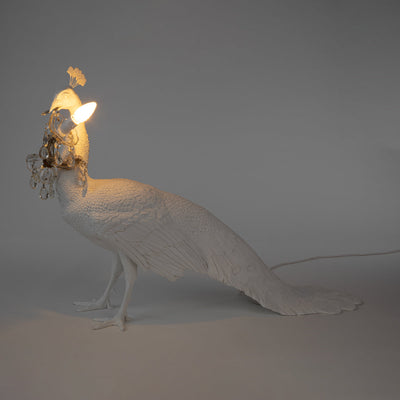 Peacock Led Lamp by DEKOR - product image 2 for Resin Society