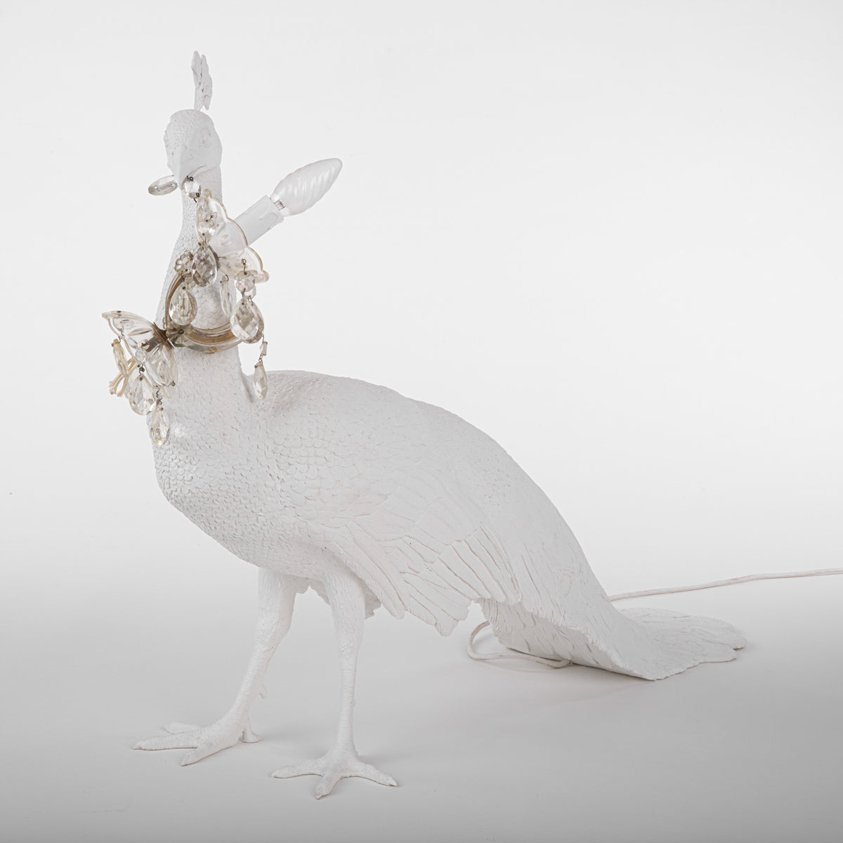 Peacock Led Lamp by DEKOR - product image 3 for Resin Society