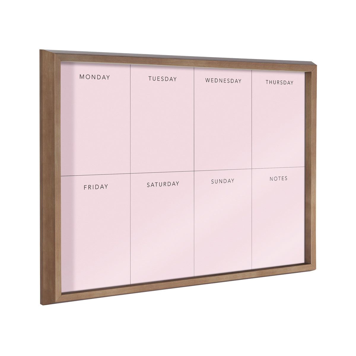 Blake This Week Pink Framed Printed Glass by The Creative Bunch Studio by kateandlaurel - main product image for Resin Society