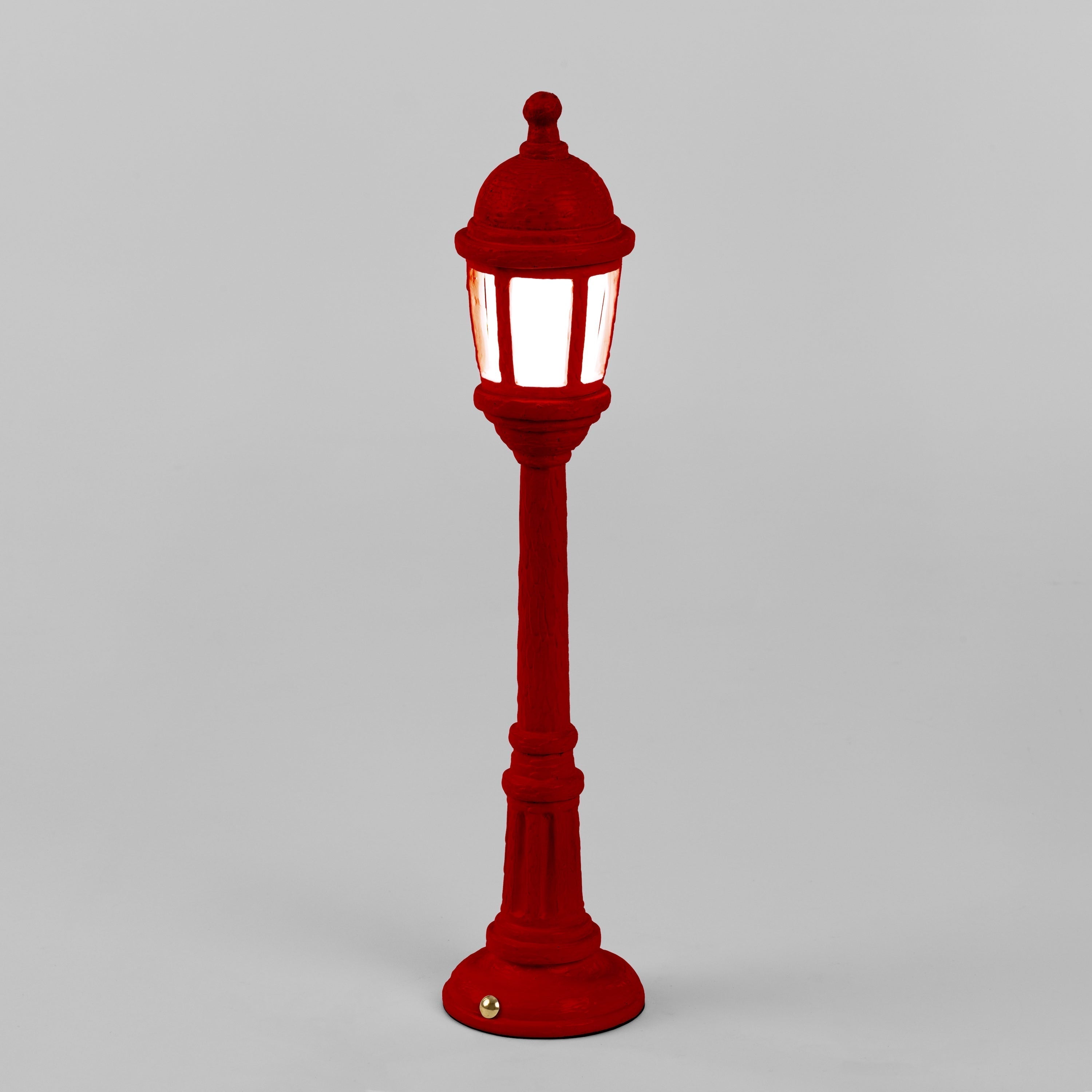 Street Lamp Dining Red by DEKOR - product image 2 for Resin Society