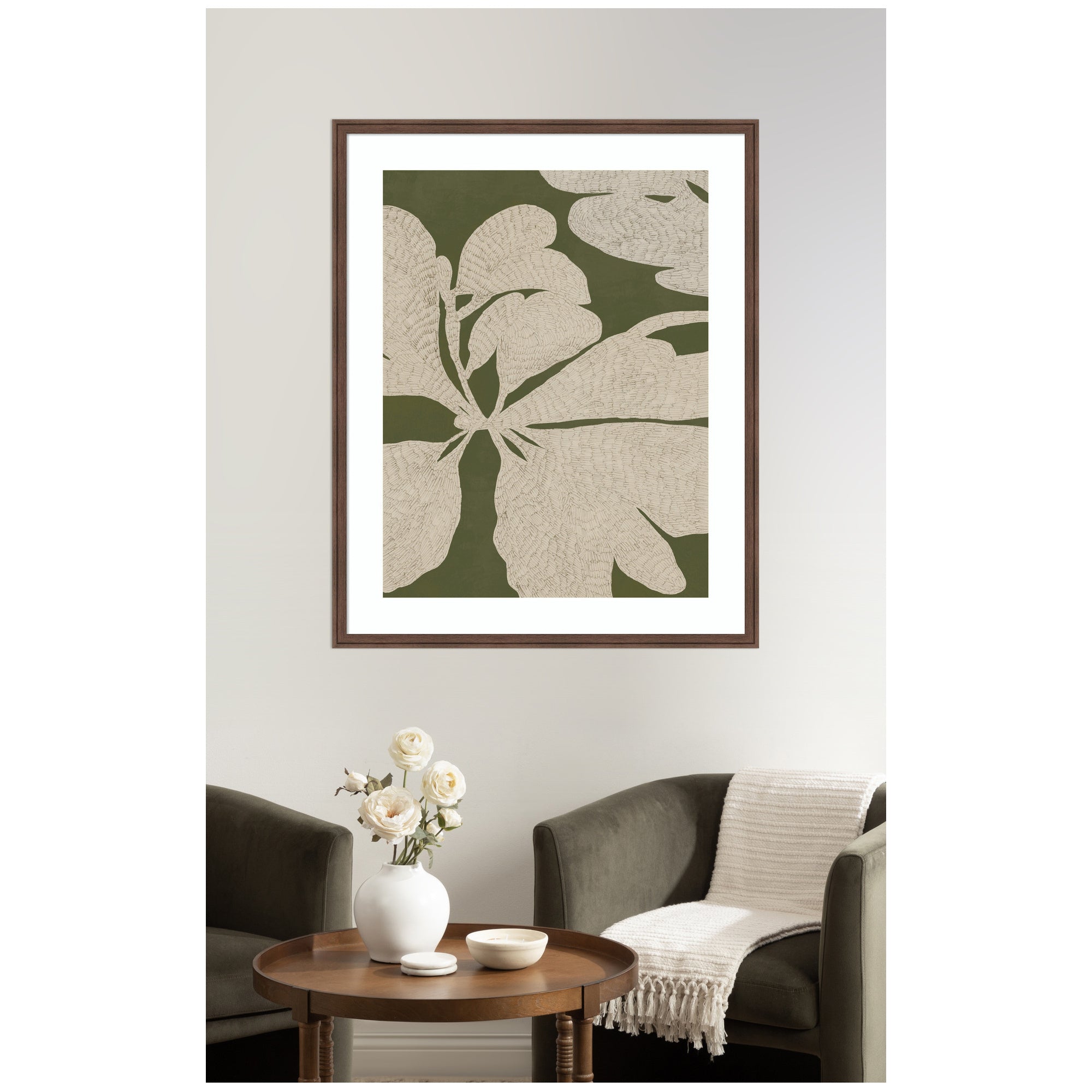 Leafy Whispers by Treechild Framed Wall Art Print