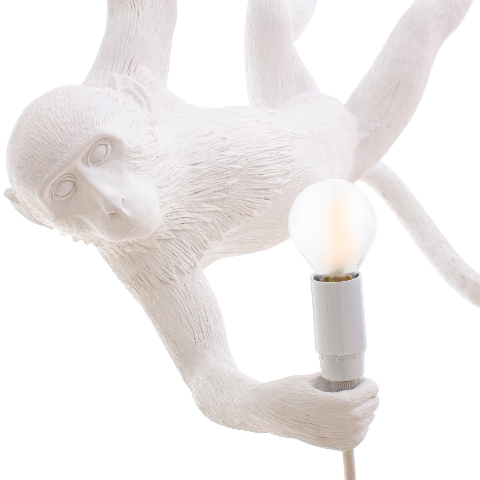 The Monkey Lamp Swing White by DEKOR - product image 3 for Resin Society