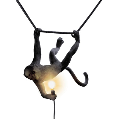 The Monkey Lamp Swing Black by DEKOR - product image 2 for Resin Society