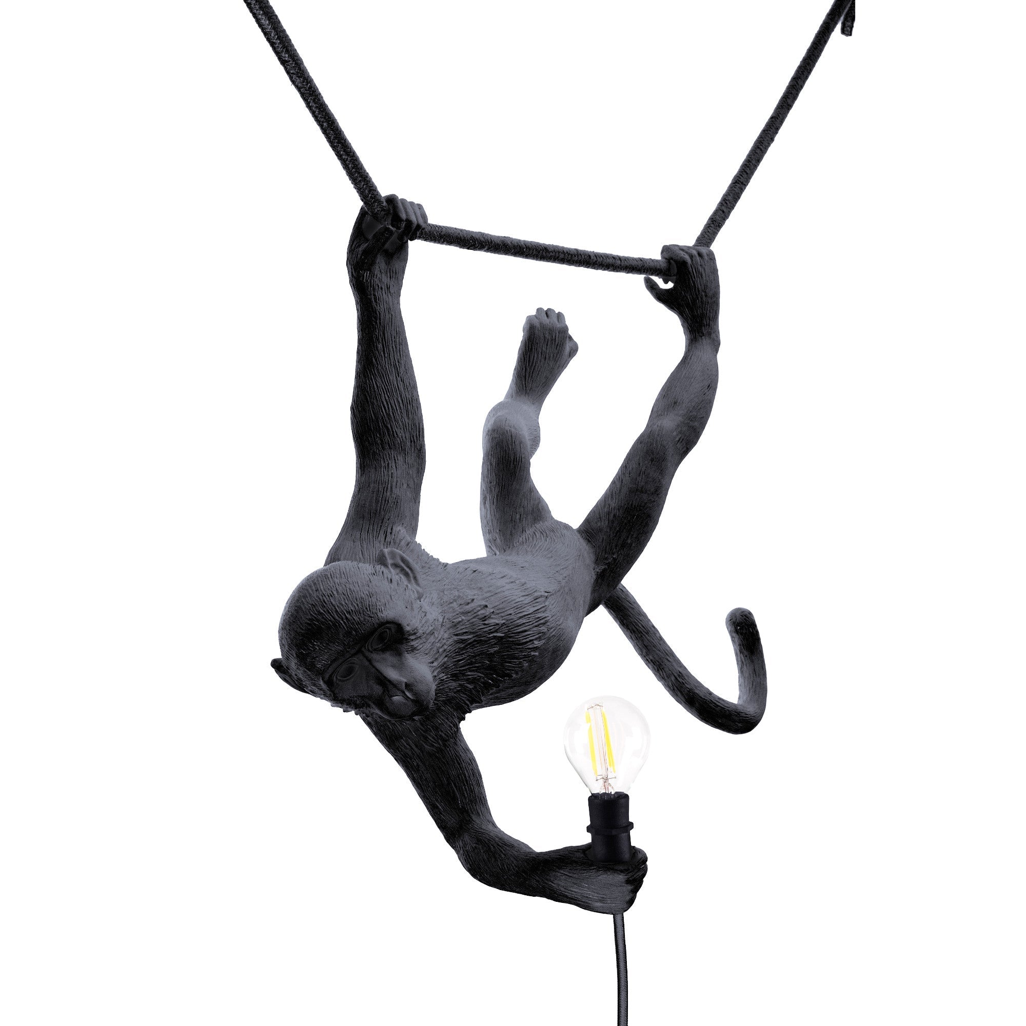 The Monkey Lamp Swing Black by DEKOR - main product image for Resin Society