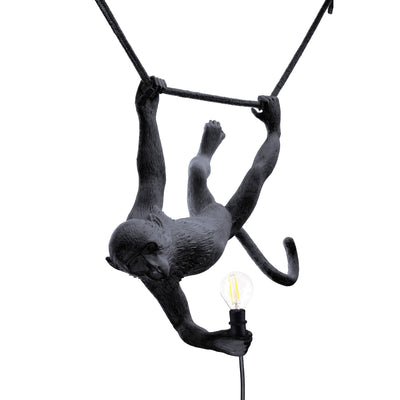 The Monkey Lamp Swing Black by DEKOR - main product image for Resin Society