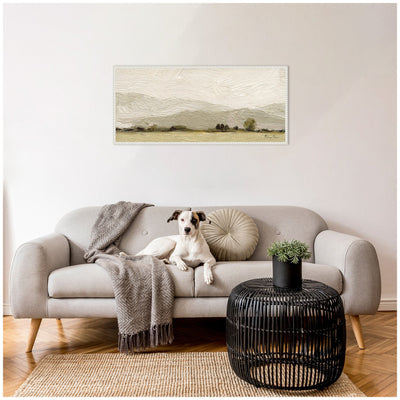 Petit Views No 8 Panel by Mackenzie Nelson Framed Canvas Wall Art Print
