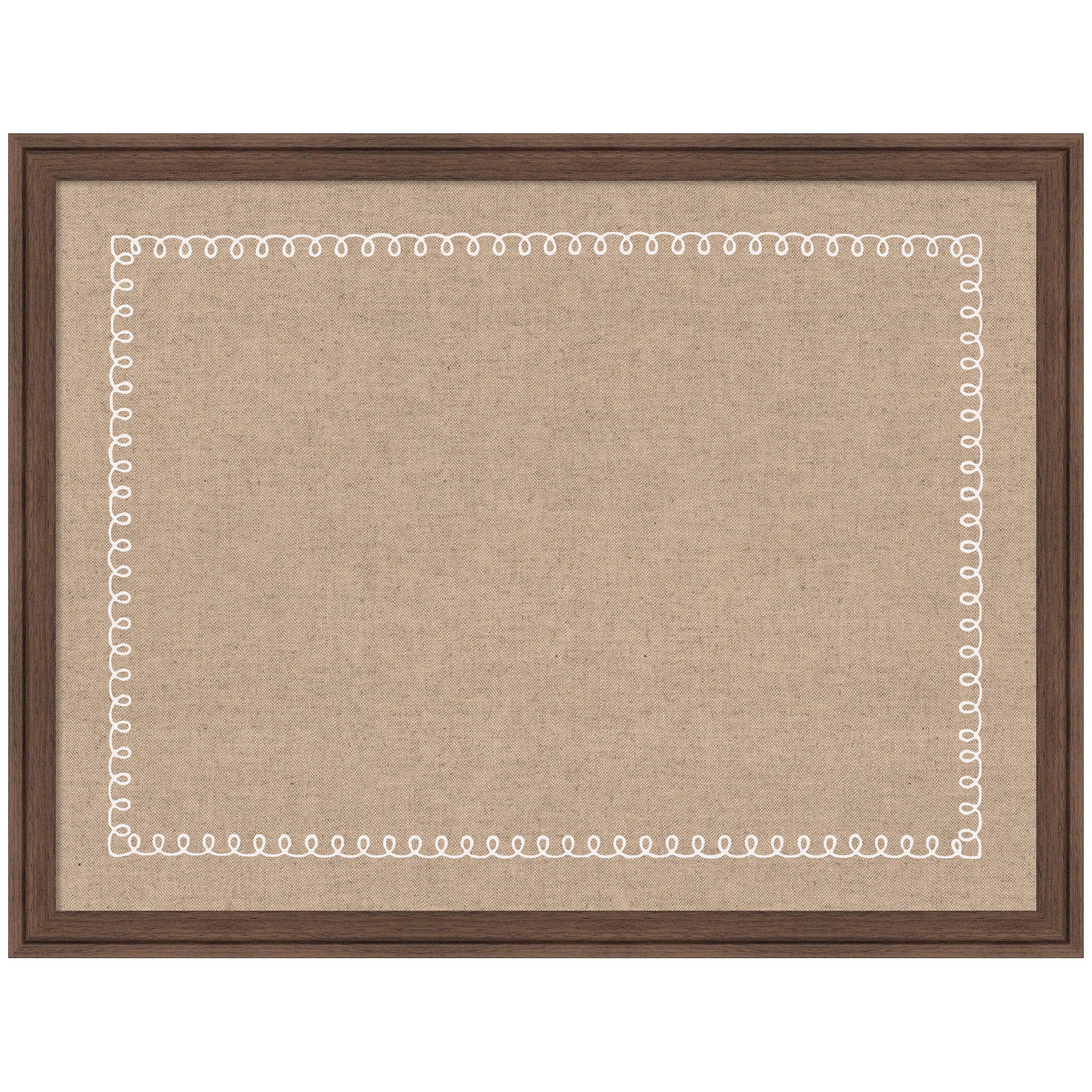 Pinboard White Scalloped Edge