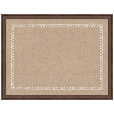 Pinboard White Scalloped Edge