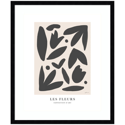 Exposition d Art Les Fleurs by Gabrielly Guedes Framed Wall Art Print