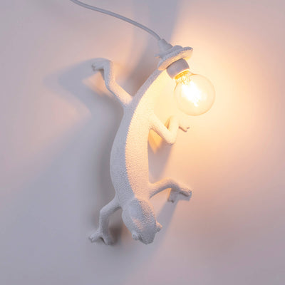 Chameleon Lamp Going Down detail image - Resin Society