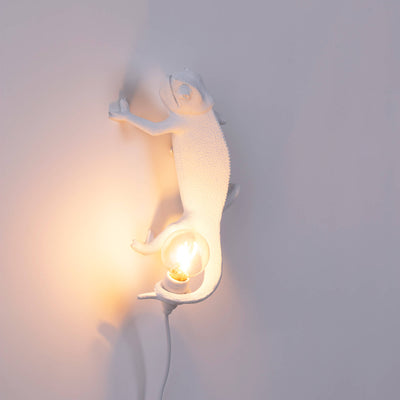 Chameleon Lamp Going Up detail image - Resin Society