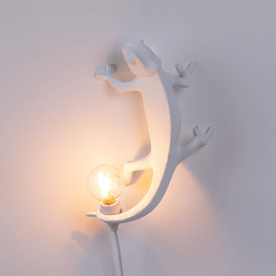 Chameleon Lamp Going Up detail image - Resin Society