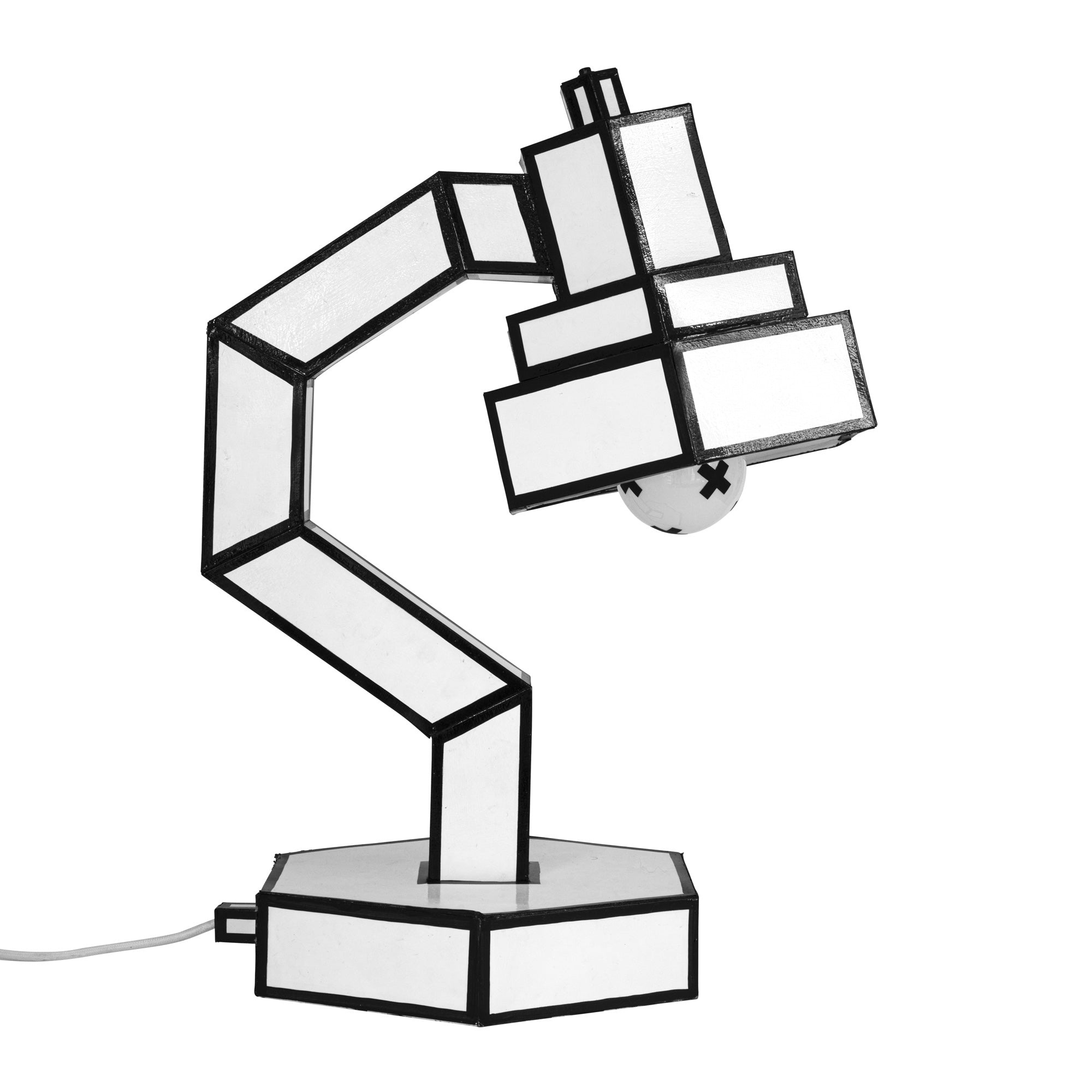 CUT 'N PASTE Desk Lamp detail image - Resin Society