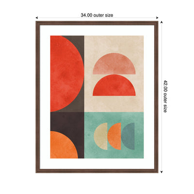 Circles in Harmony No.
11 by Vitor Costa Framed Wall Art Print
