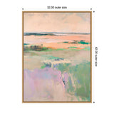 Sylvie Pastel Horizon II Framed Canvas