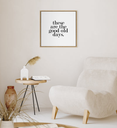 Sylvie Good Old Days Framed Canvas by kateandlaurel - product image 10 for Resin Society
