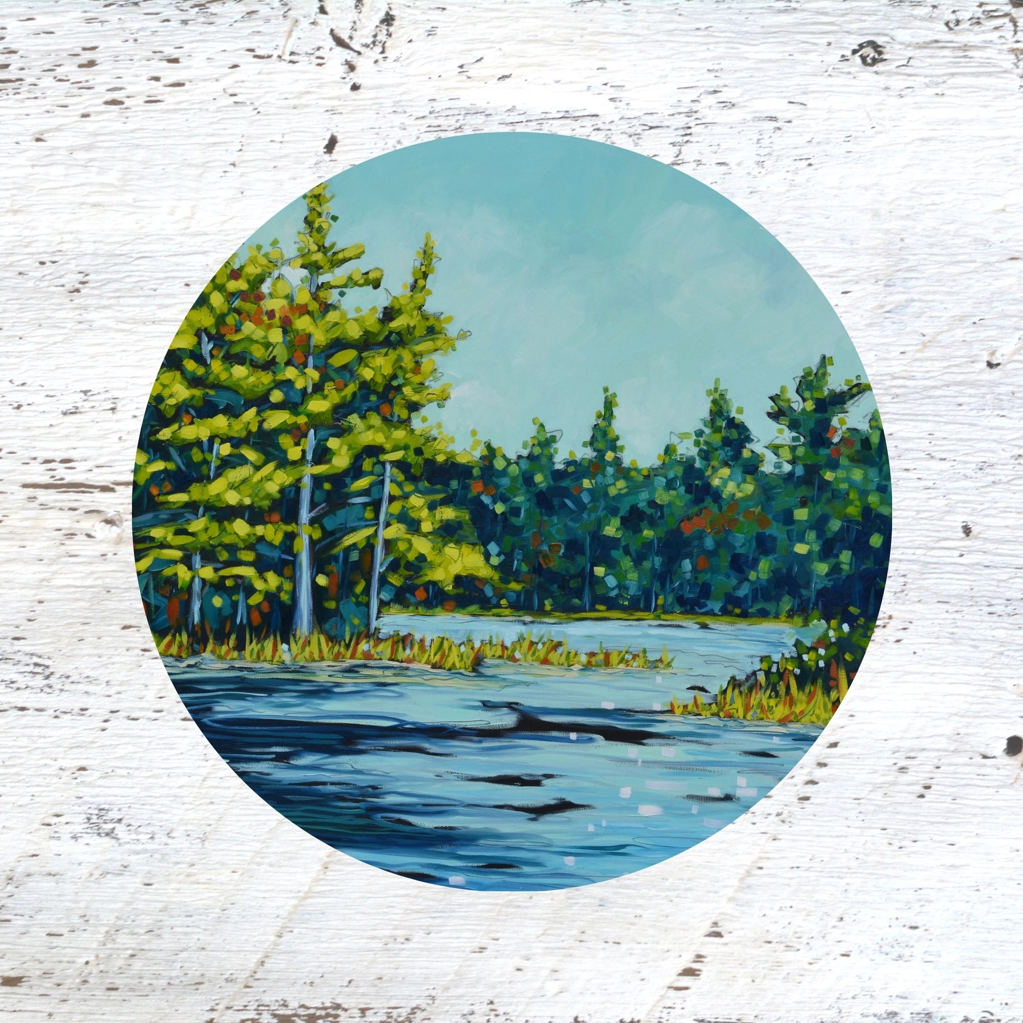 Rubber Grip Jar Opener - Time to Reflect. Lake by Dreese Fine Art - Resin Society