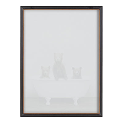Blake Three Little Bears in Vintage Bathtub Framed Printed Glass by kateandlaurel - product image 18 for Resin Society