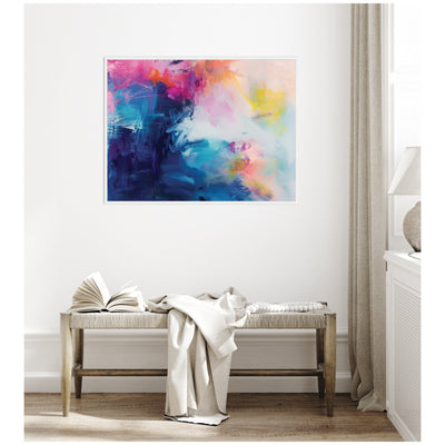 Sylvie Bright Abstract II Framed Canvas by Amy Lighthall