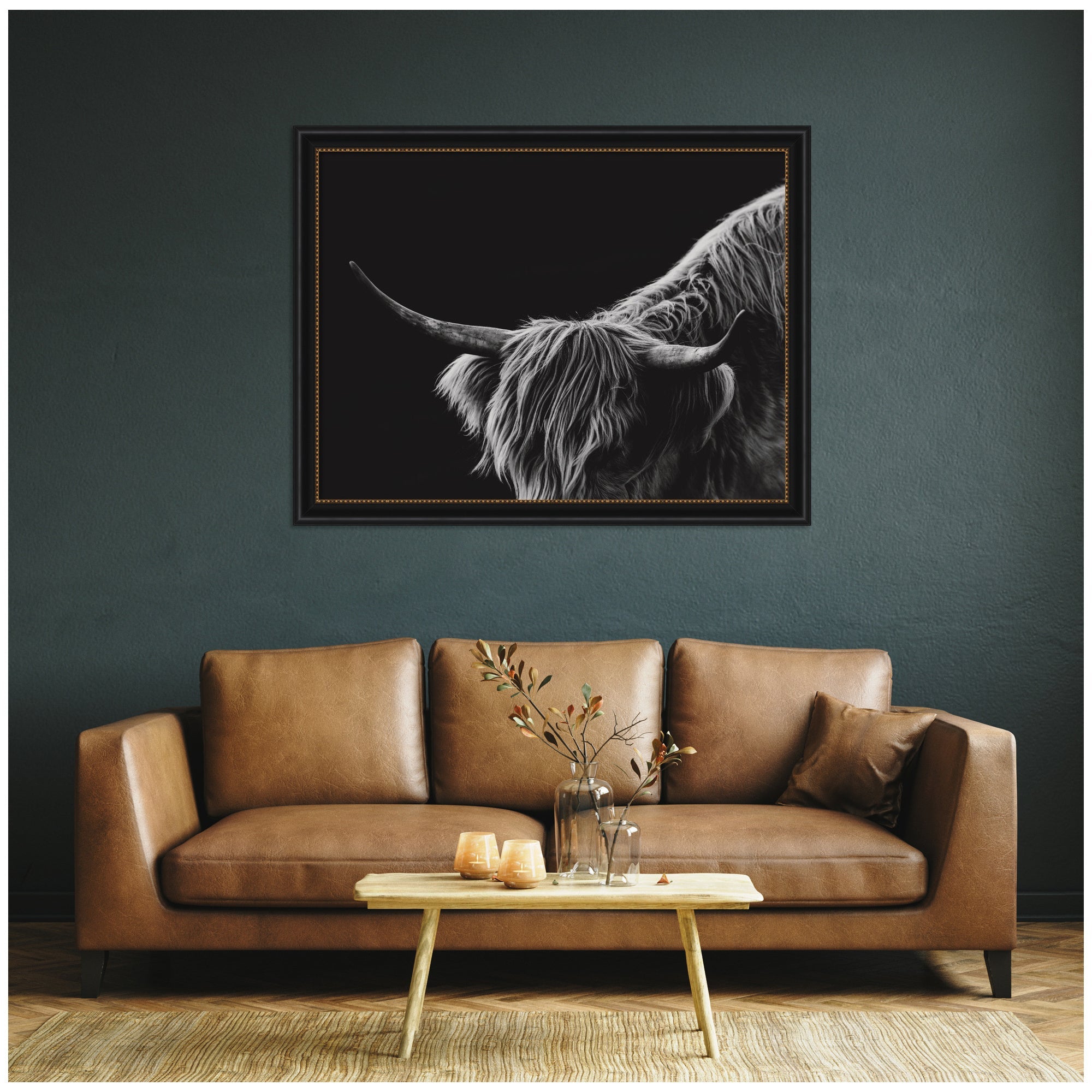 Scottish Highland No.
6 by Crystal Lynn Collins Framed Wall Art Print