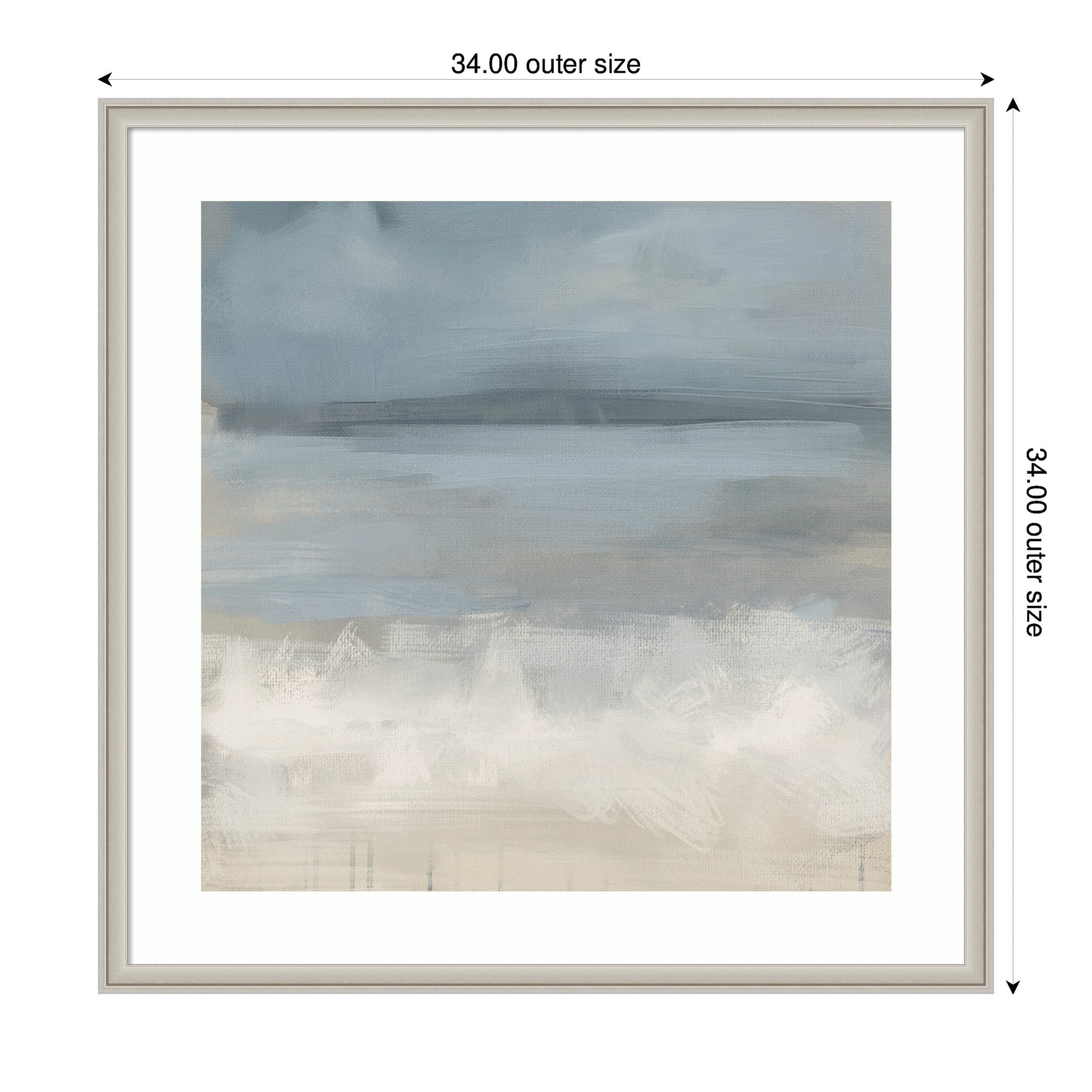 The Blues by Mary Sparrow Framed Wall Art Print