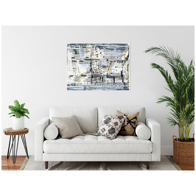 Sylvie Brooklyn Bridge Horizontal Framed Canvas by Leah Nadeau