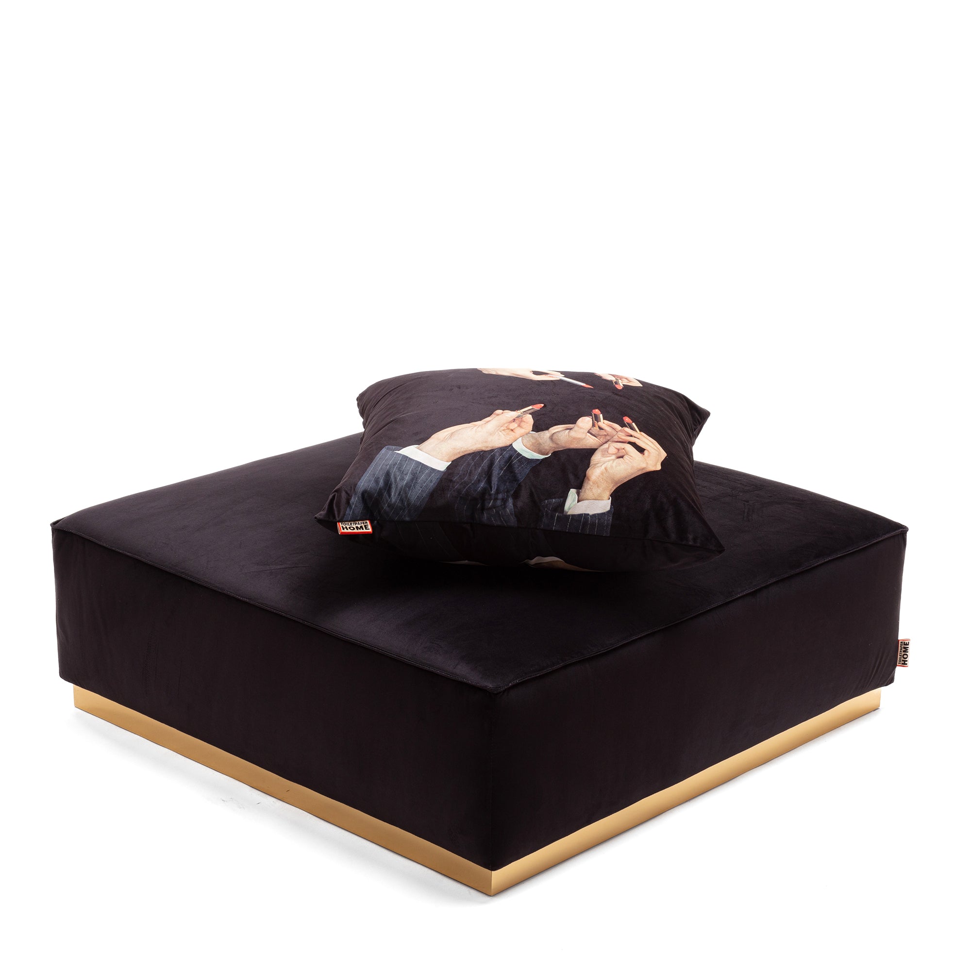 Modular Pouf Black detail image - Resin Society
