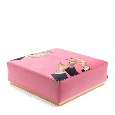 Modular Pouf Lipstick Pink by DEKOR - Resin Society