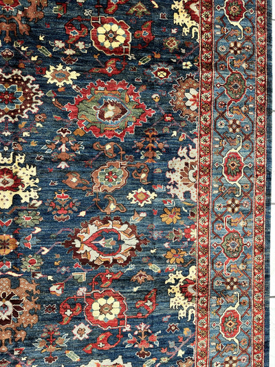 Trasitional Serapi Ghazni Wool Rug – 8' x 10’ – Intricate Floral Design by Rugistan - product image 8 for Resin Society