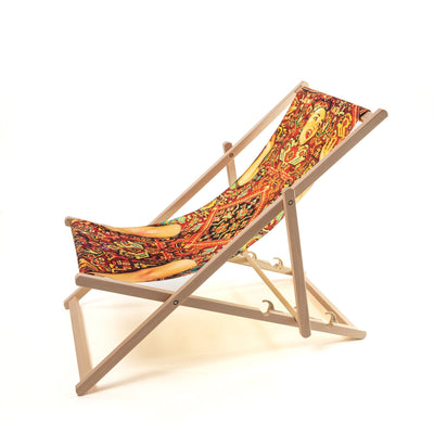 Deck Chair Lady On Carpet detail image - Resin Society