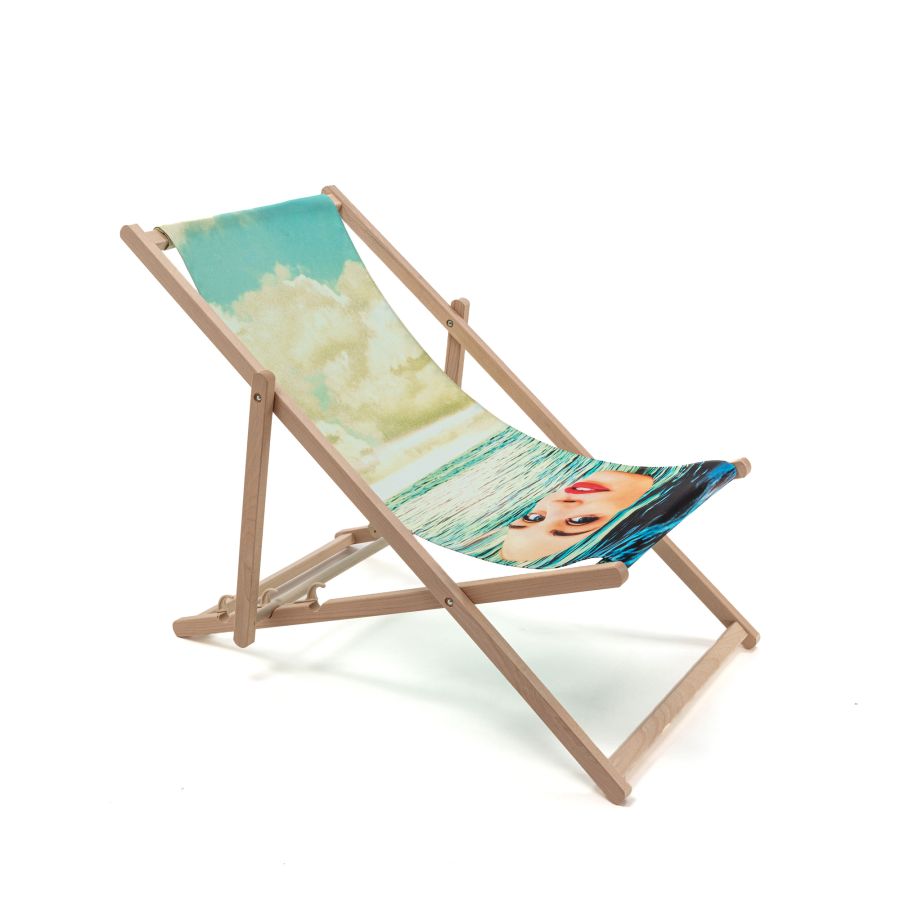 Deck Chair Girl in the Sea by DEKOR - Resin Society