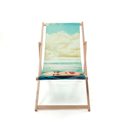 Deck Chair Girl in the Sea detail image - Resin Society