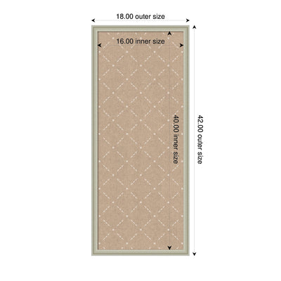 Pinboard Beige Lattice Pattern
