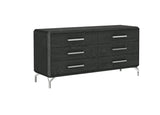 Los Angeles Double Dresser by DEKOR - product image featuring gray finish and double-drawer design