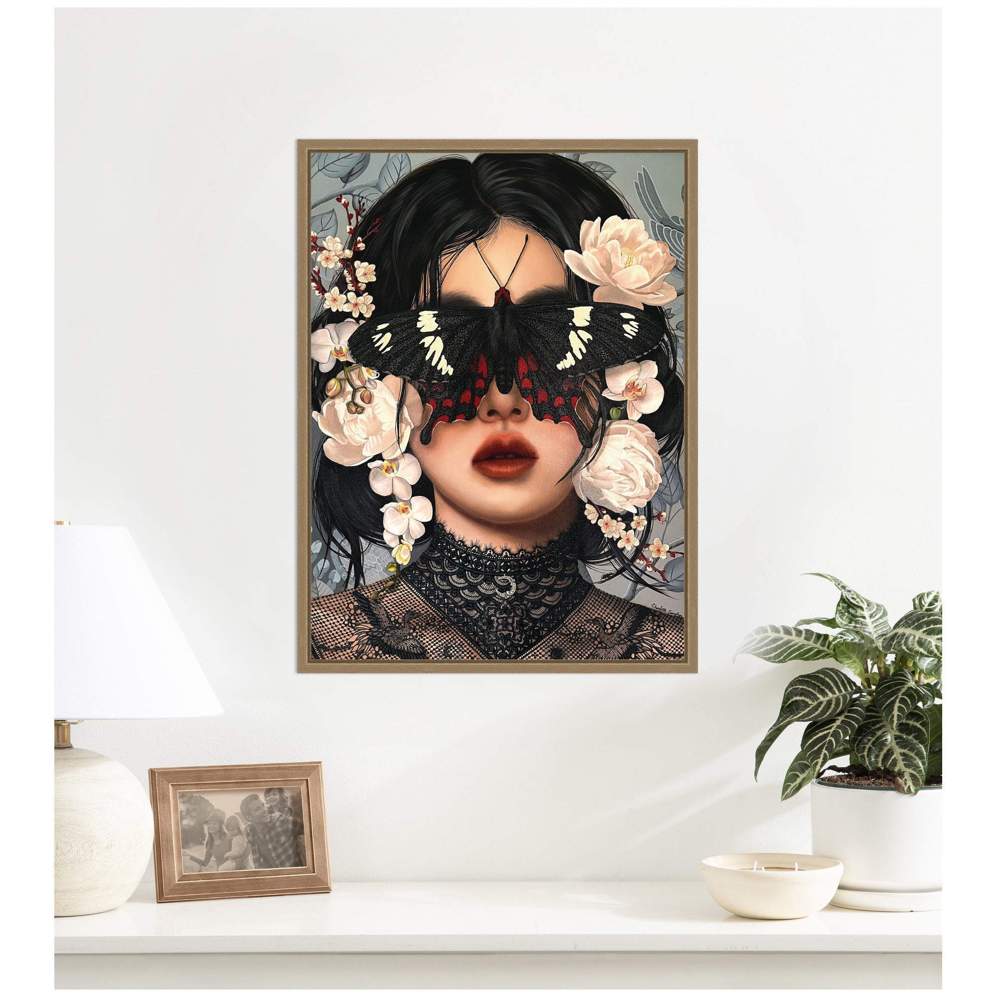 Whither Is Fled The Visionary Gleam Where Is It Now by Charlotte Brindley Framed Canvas Wall Art Print