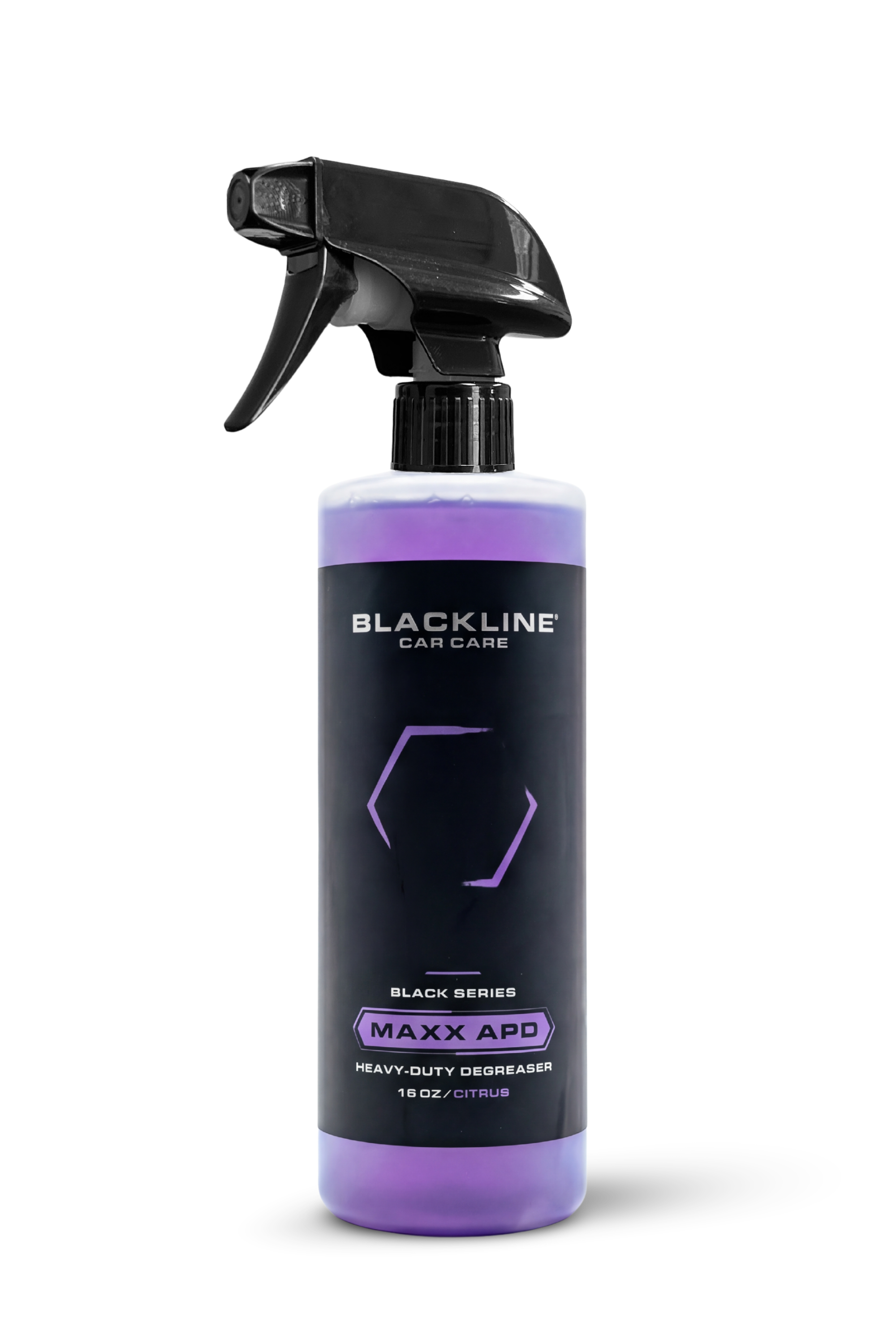 BLACKLINE® MAXX APD bottle and application on vehicle wheels
