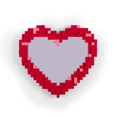 Pixel mirror - Heart by DEKOR - main product image for Resin Society