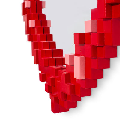 Pixel mirror - Heart by DEKOR - product image 3 for Resin Society