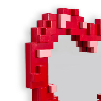 Pixel mirror - Heart by DEKOR - product image 4 for Resin Society