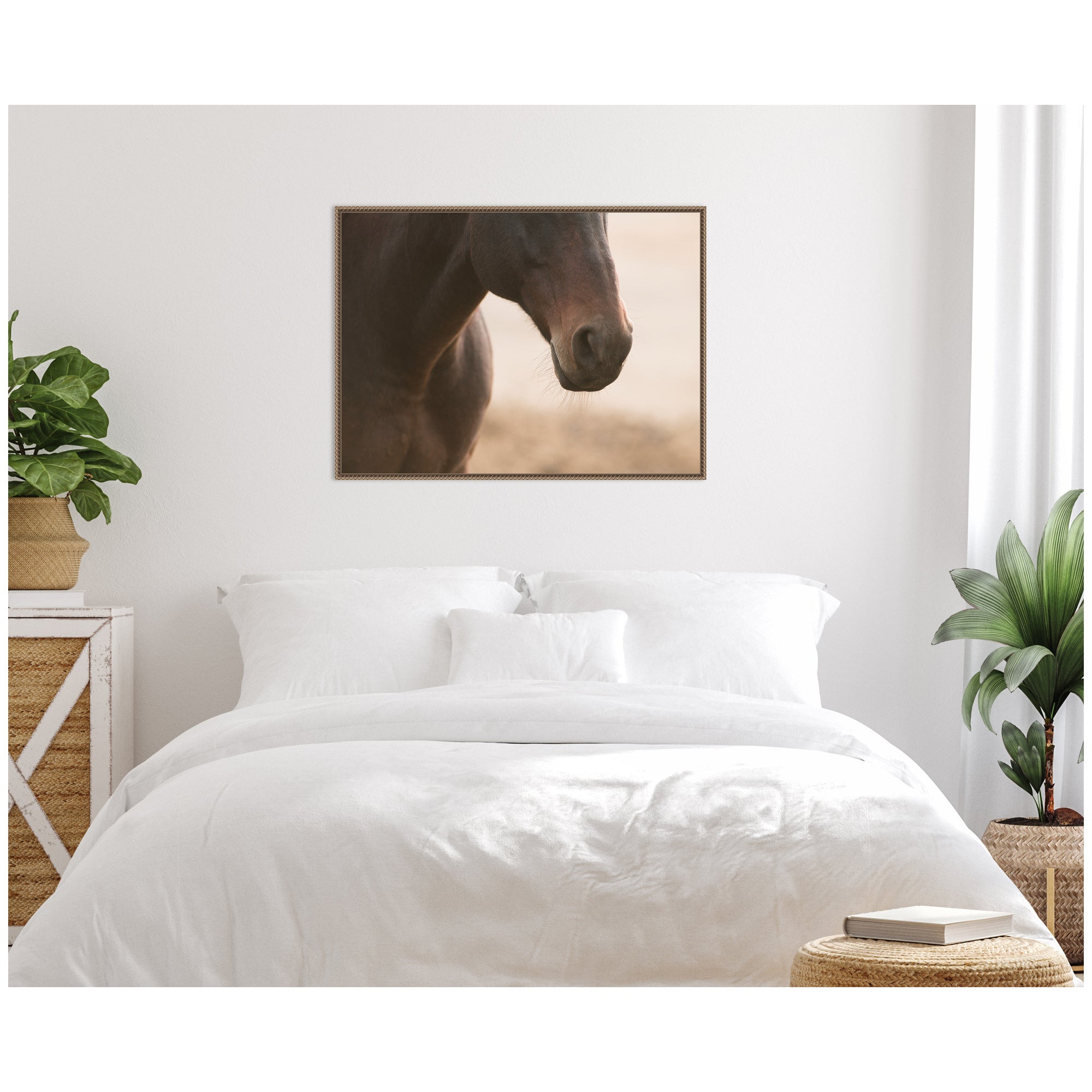 Dusty by Crystal Lynn Collins Framed Canvas Wall Art Print